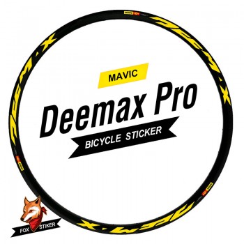 Mountain Bicycle Wheels MTB Rim Decal Stickers for MAVIC DEEMAX PRO
